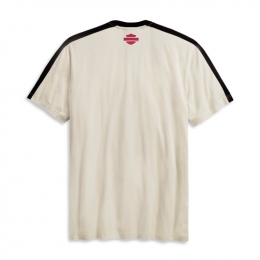 TEE-HD CHEST STRIPE,S/S,KNT,OF