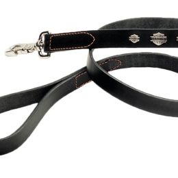 5/8" LEATHER LEAD BLK